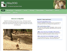 Tablet Screenshot of maydog.org